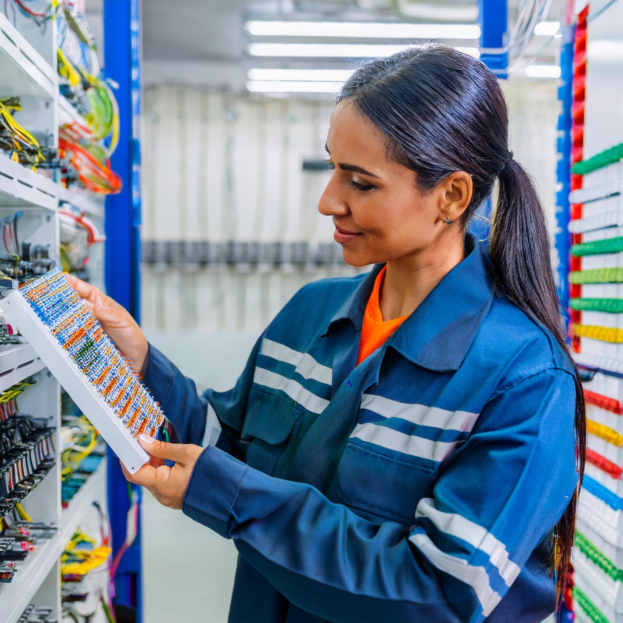 quality inspector looking at electrical components and choosing color of materials 28-12-2024 at 13-23-10